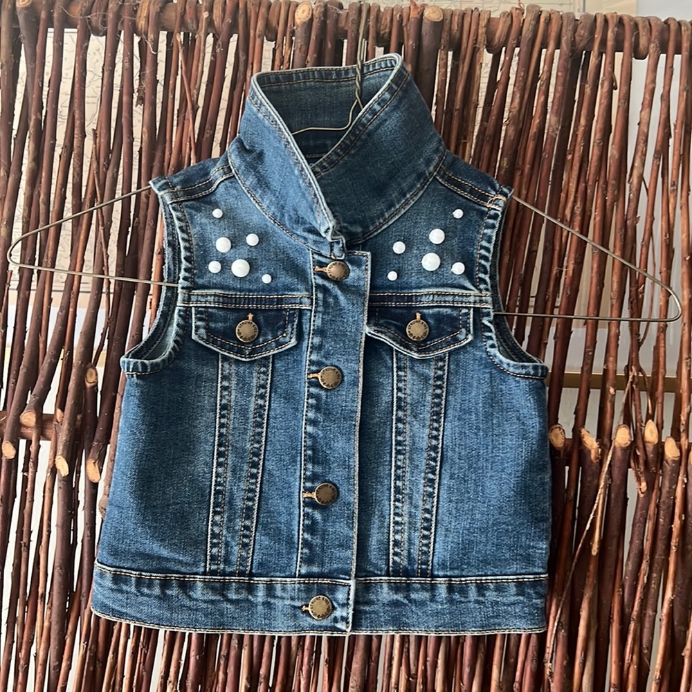 Custom Bills zubaz kids jean vest